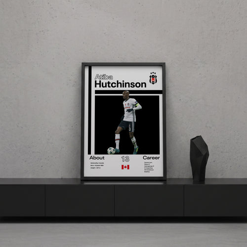Atiba Hutchinson Tasarım Poster Tablo