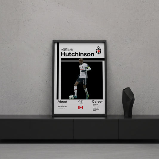 Atiba Hutchinson Tasarım Poster Tablo