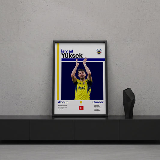İsmail Yüksek Tasarım Poster Tablo