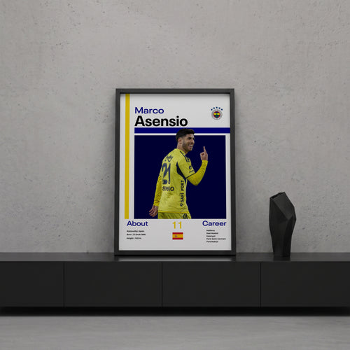 Marco Asensio Tasarım Poster Tablo