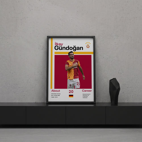 İlkay Gündoğan Tasarım Poster Tablo