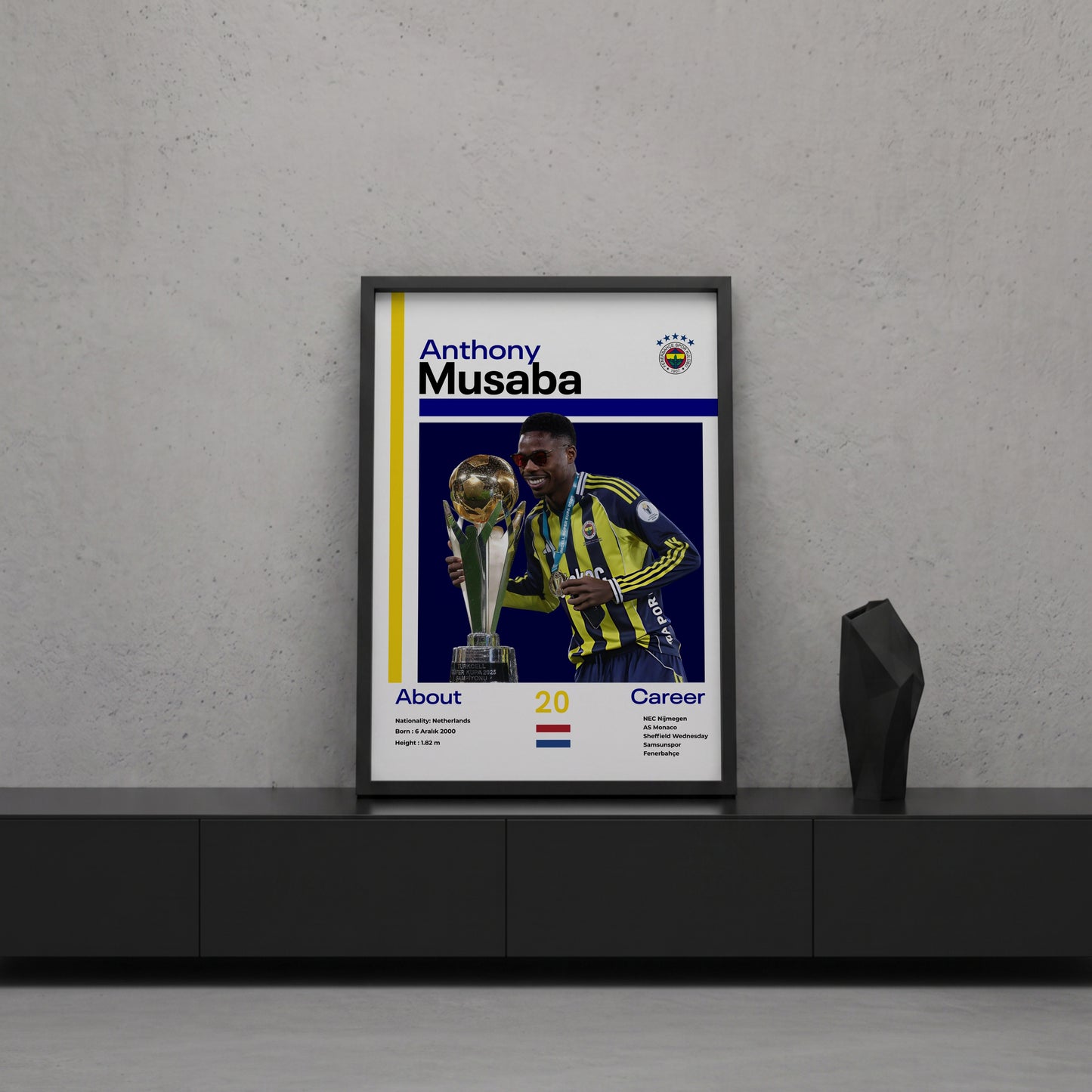 Anthony Musabba Tasarım Poster Tablo