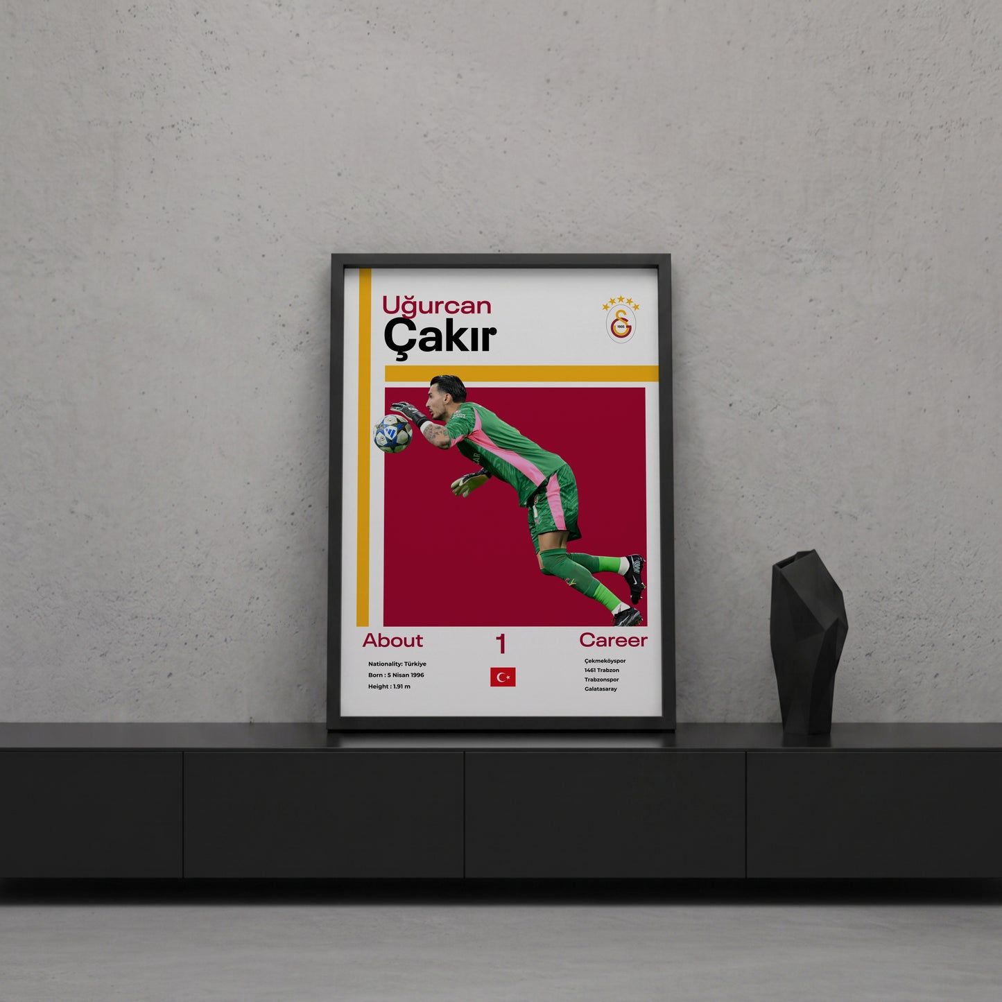 Uğurcan Çakır Tasarım Poster Tablo