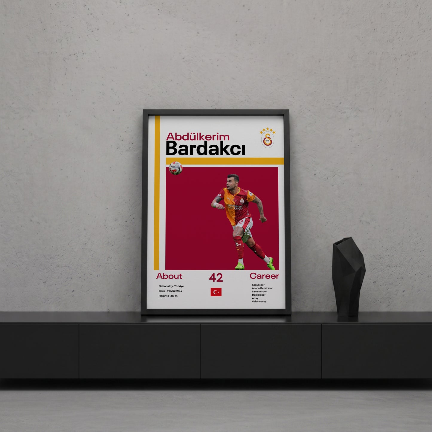 Abdülkerim Bardakçı Tasarım Poster Tablo
