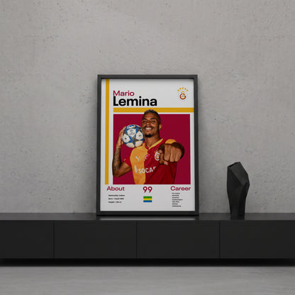 Mario Lemina Tasarım Poster Tablo