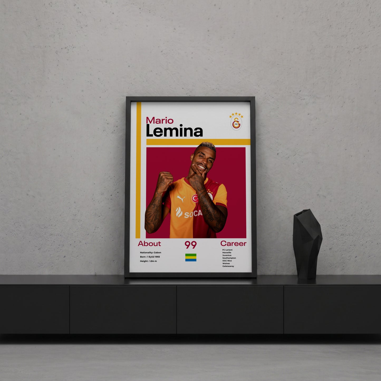 Mario Lemina Tasarım Poster Tablo