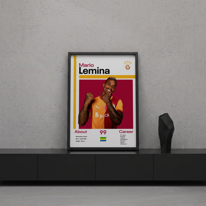 Mario Lemina Tasarım Poster Tablo