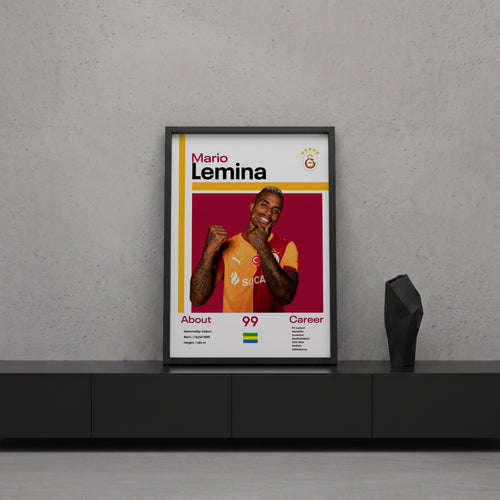 Mario Lemina Tasarım Poster Tablo