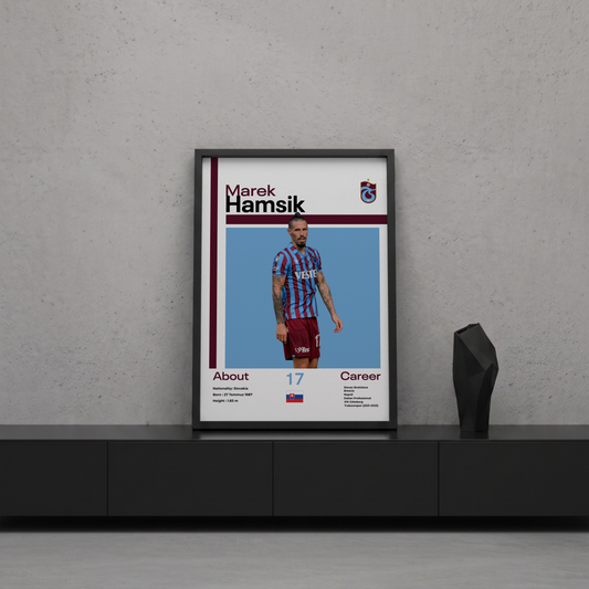 Marek Hamsik Tasarım Poster Tablo