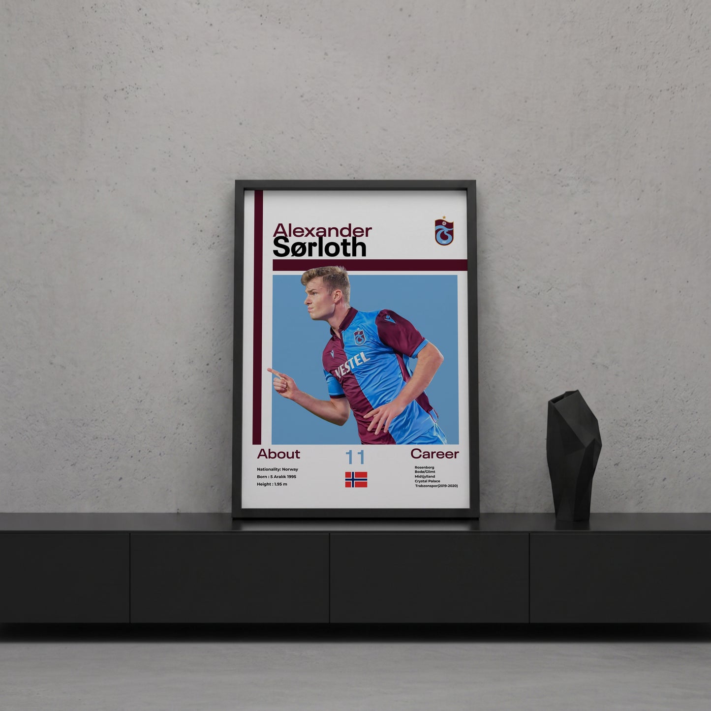 Alexander Sorloth Tasarım Poster Tablo