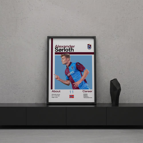 Alexander Sorloth Tasarım Poster Tablo