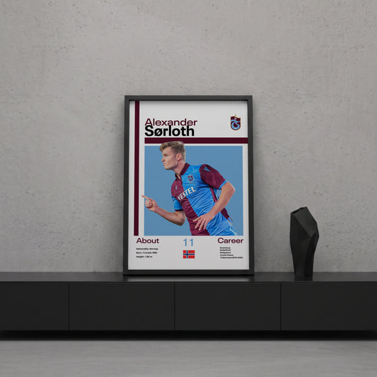 Alexander Sorloth Tasarım Poster Tablo