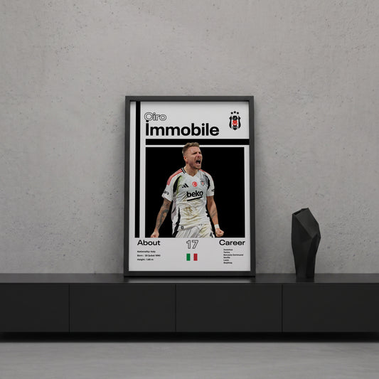 Ciro İmmobile Tasarım Poster Tablo