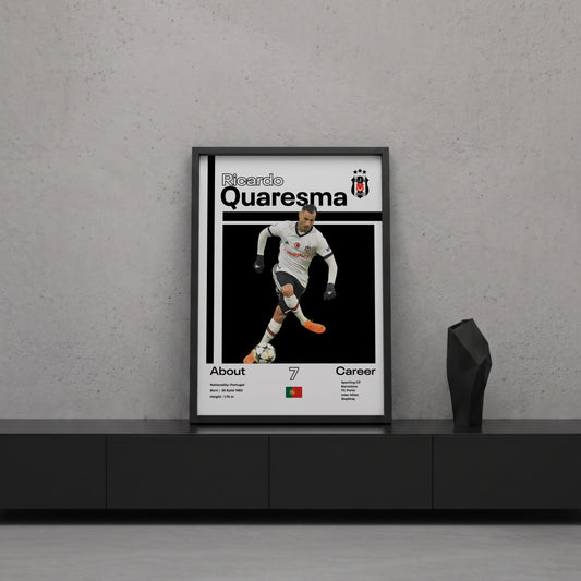 Ricardo Quaresma Tasarım Poster Tablo