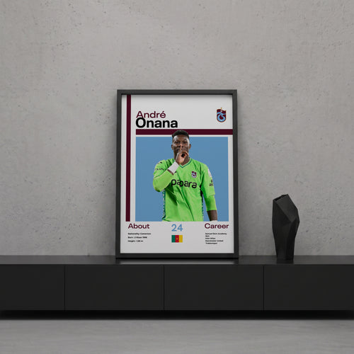 Andre Onana Tasarım Poster Tablo