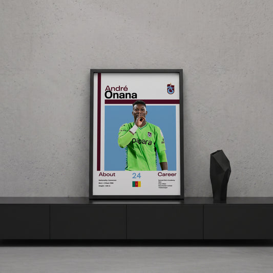 Andre Onana Tasarım Poster Tablo