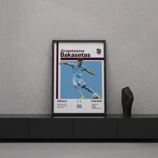 Anastasios Bakasetas Tasarım Poster Tablo