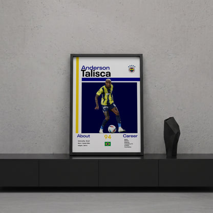 Anderson Talisca Tasarım Poster Tablo