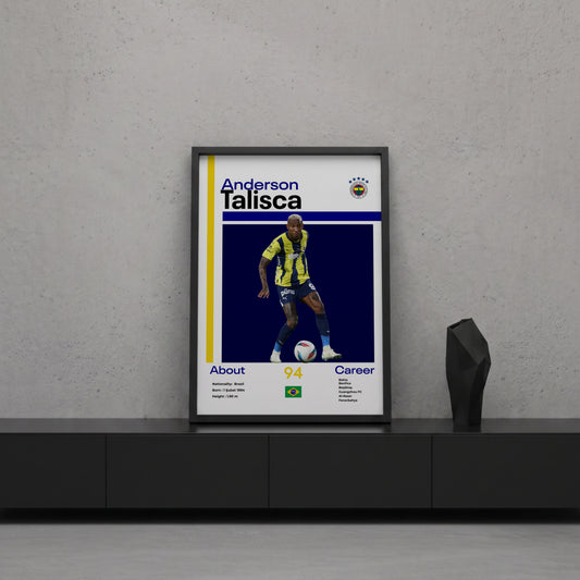 Anderson Talisca Tasarım Poster Tablo