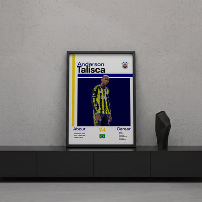 Anderson Talisca Tasarım Poster Tablo