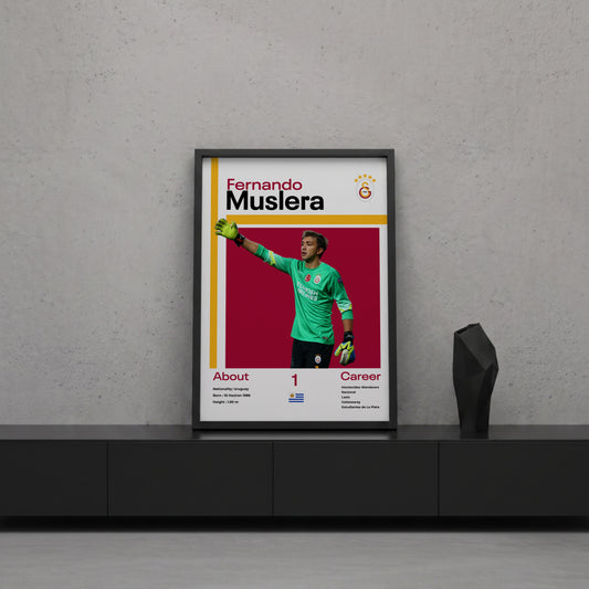 Fernando Muslera Tasarım Poster Tablo